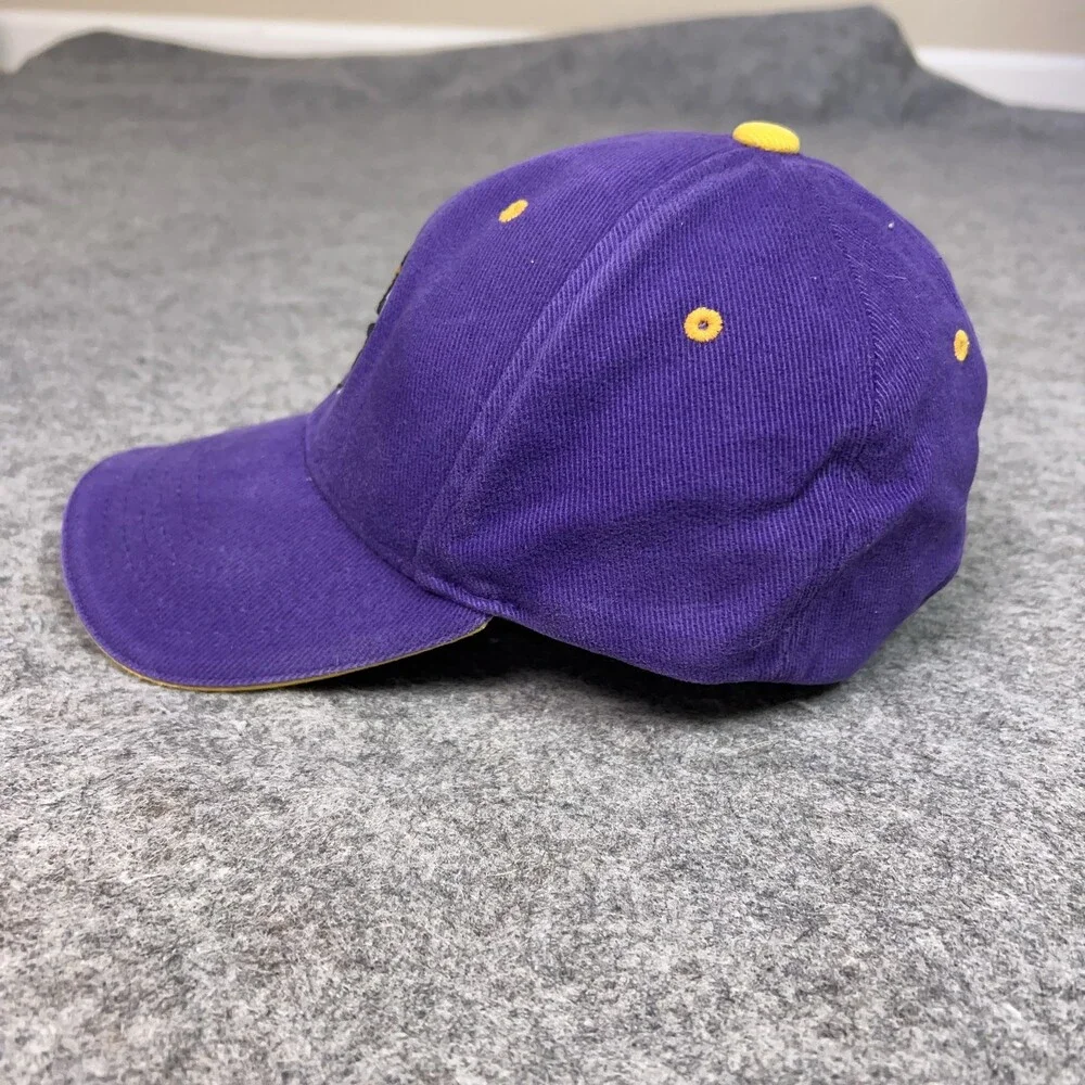 Minnesota Vikings Hat Cap Strap Back Purple Yellow‎ One Size NFL Football Mens